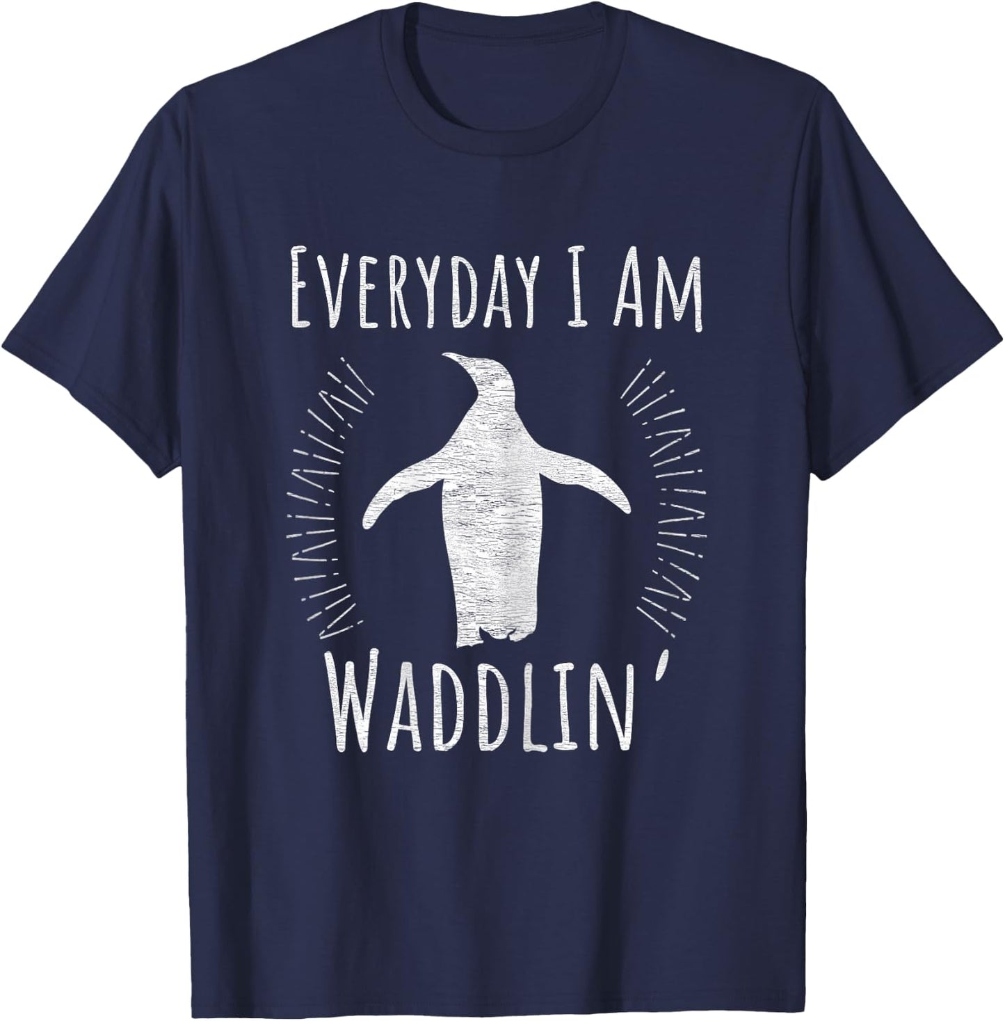 Pregnancy Announcement Gift Funny Penguin T-Shirt - T-Shirt | Navy