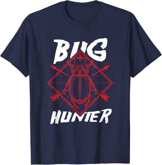 Entomologist Insect Hunter Insect Beetle Collector Entomology T-Shirt - T-Shirt | Navy