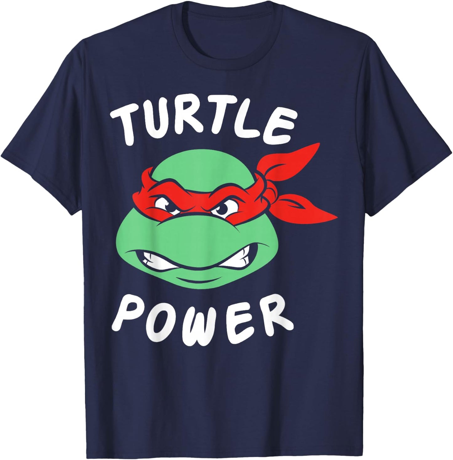 Teenage Mutant Ninja Turtles Raphael Turtle Power -Shirt T-Shirt - T-Shirt | Navy