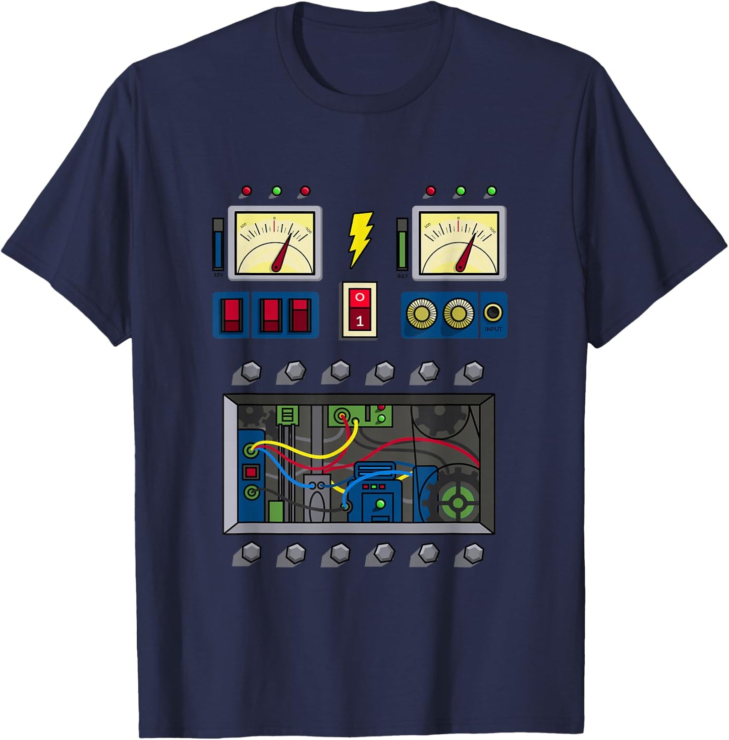 I Love Robot Gift All Ages Robotic Kids Girls Boys Robot T-Shirt - T-Shirt | Navy
