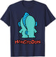 Sanrio Hangyodon Backside Logo Shirt T-Shirt - T-Shirt | Navy