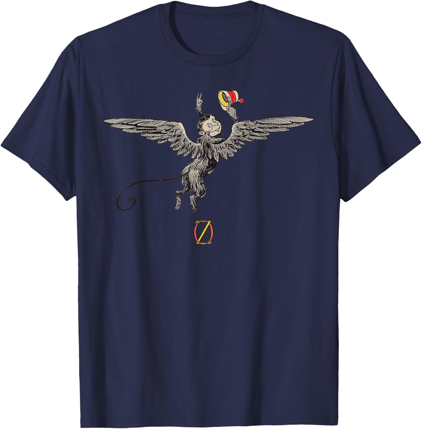 Shirt Wizard of Oz Flying Monkey Dude T-Shirt - T-Shirt | Navy