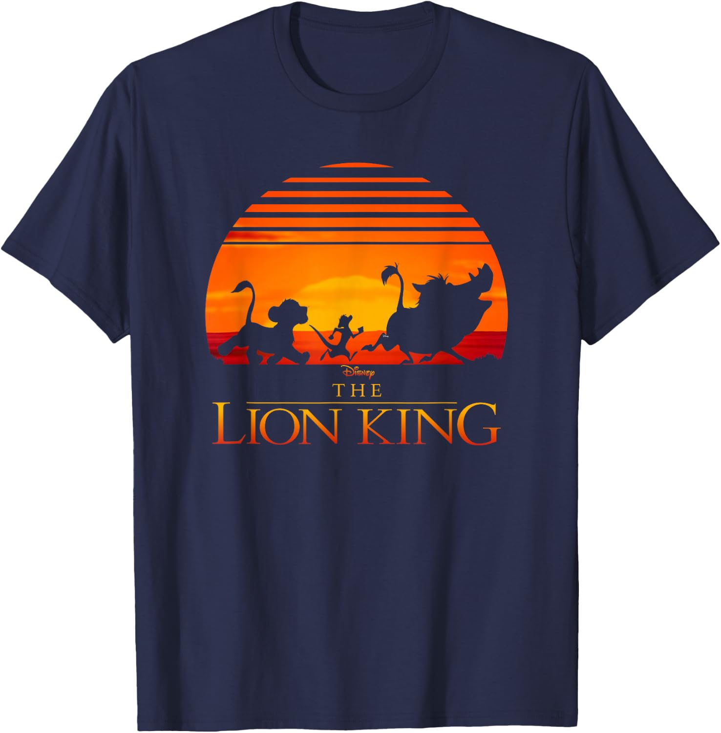 Disney Lion King Classic Sunset Squad T-Shirt - T-Shirt | Navy