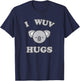 I Wuv Hugs Cute Koala Bear Love T-Shirt - T-Shirt | Navy