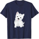 Westie West Highland Terrier Mama Dogs Gift T-Shirt - T-Shirt | Navy
