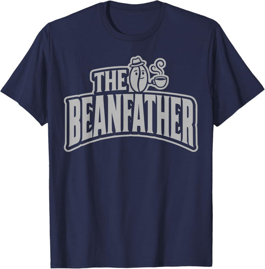 The Bean Father Coffee Brewing Humor T-Shirt - T-Shirt | Navy