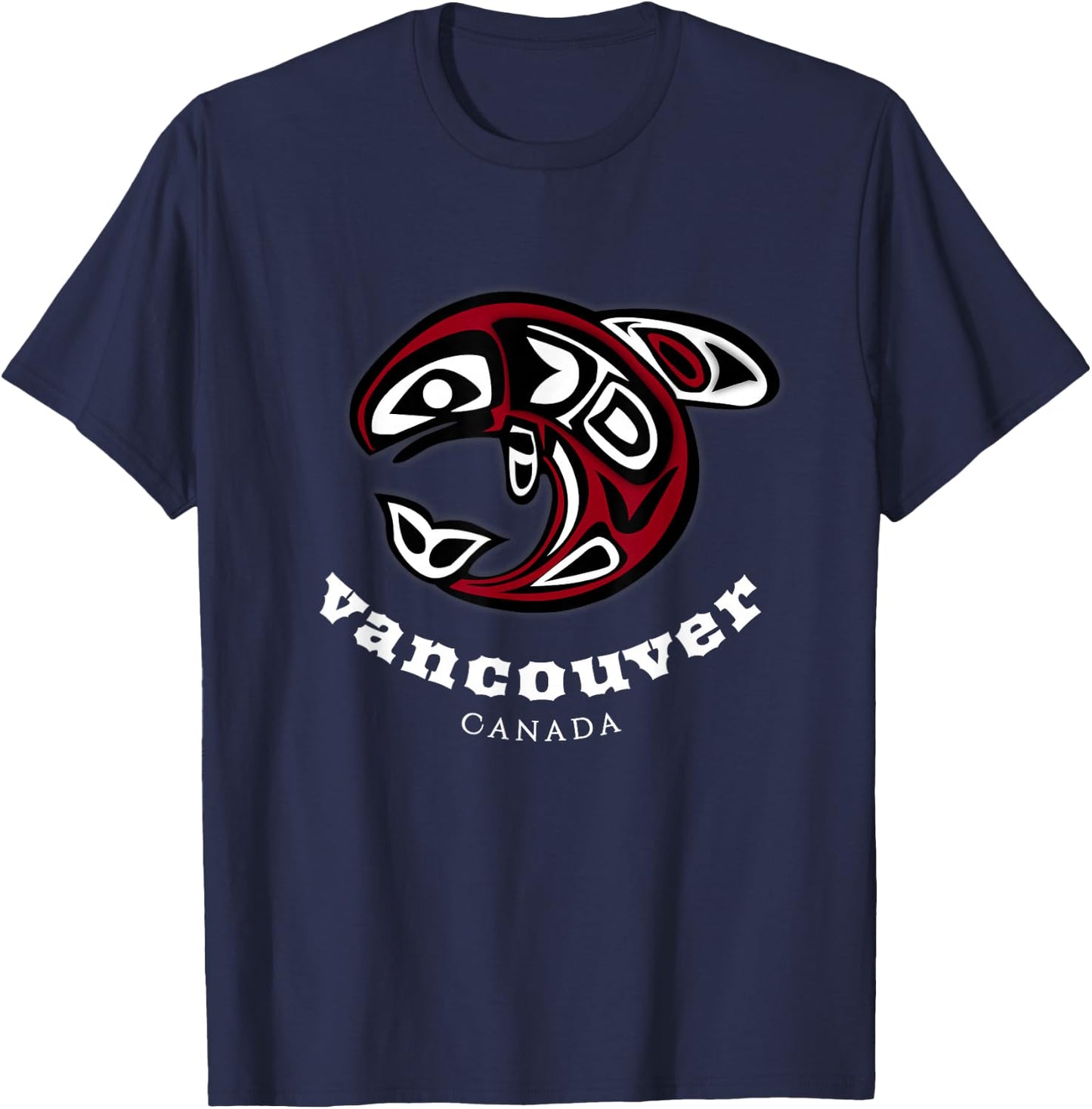 Vancouver Canada Souvenir Gift Present Men Women Youth Teen T-Shirt - T-Shirt | Navy