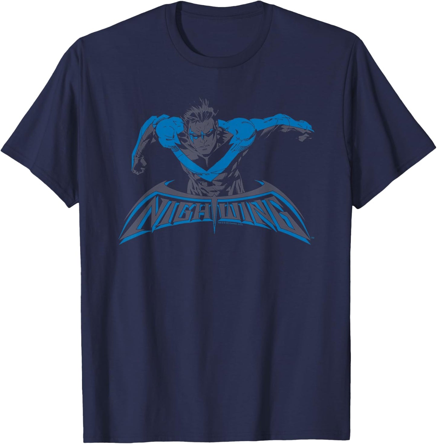 Batman Nightwing Wing of The Night T-Shirt - T-Shirt | Navy