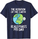 Rotation of the Earth Makes My Day Funny Science T-Shirt - T-Shirt | Navy