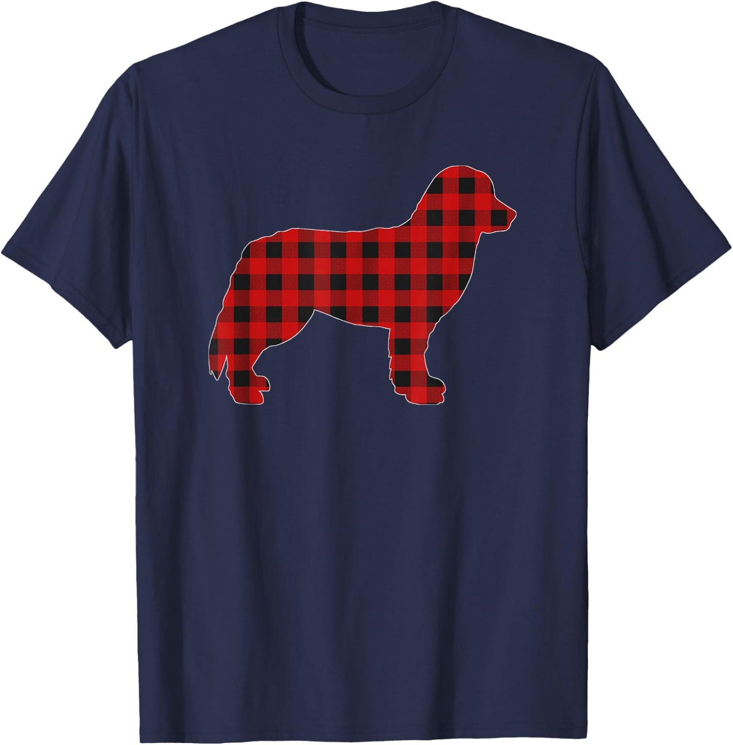 Christmas Pajama Bernese Mountain Dog Dogs Pajamas Xmas Gift Women T-Shirt - T-Shirt | Navy