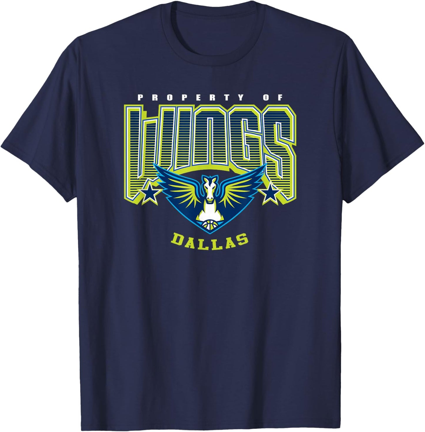 WNBA Dallas Wings Nothing but Net T-Shirt - T-Shirt | Navy