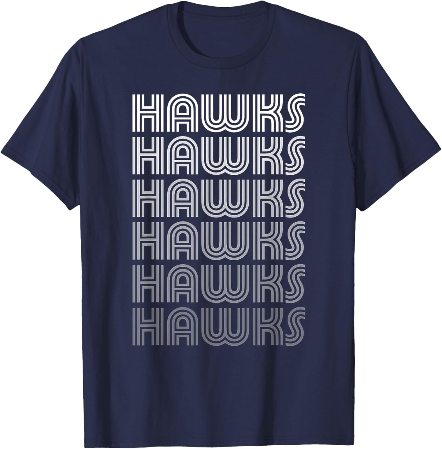 Vintage Hawks T-Shirt - T-Shirt | Navy