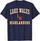 Lake Wales High School Highlanders C1 T-Shirt - T-Shirt | Navy