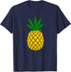 Incognito Marijuana Pineapple Pot Leaf for Ganja Lovers T-Shirt - T-Shirt | Navy