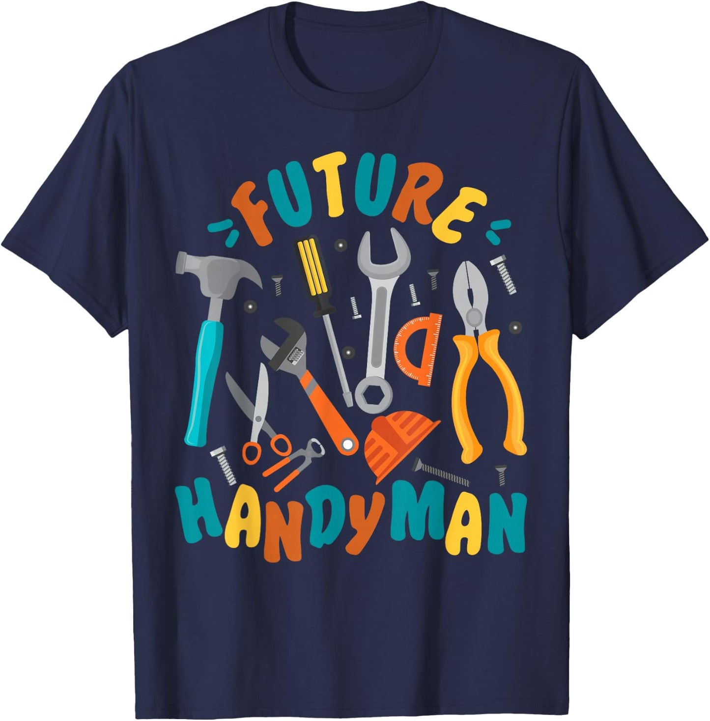 Handyman Toddler Vintage Future Handyman T-Shirt - T-Shirt | Navy