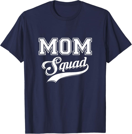 Mom Squad Funny Mother T-Shirt - T-Shirt | Navy