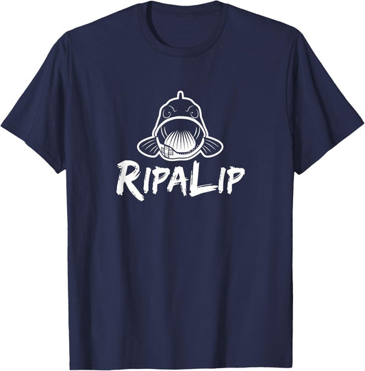 RipaLip Bass fishing T-Shirt - T-Shirt | Navy