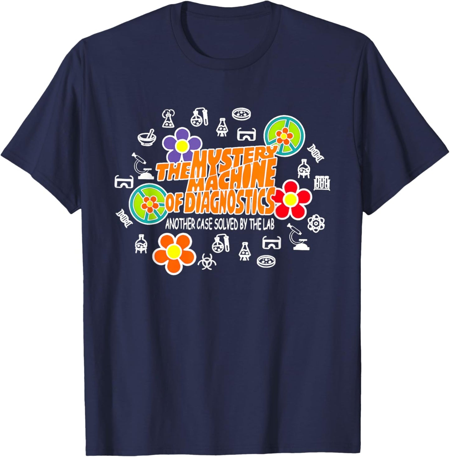 Lab Week 2025 Official Leading the Way in Life-Saving Style T-Shirt - T-Shirt | Navy