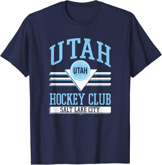 Elite Authentics Adult Black X-Small NHL Utah Hockey Club T-Shirt - T-Shirt | Navy