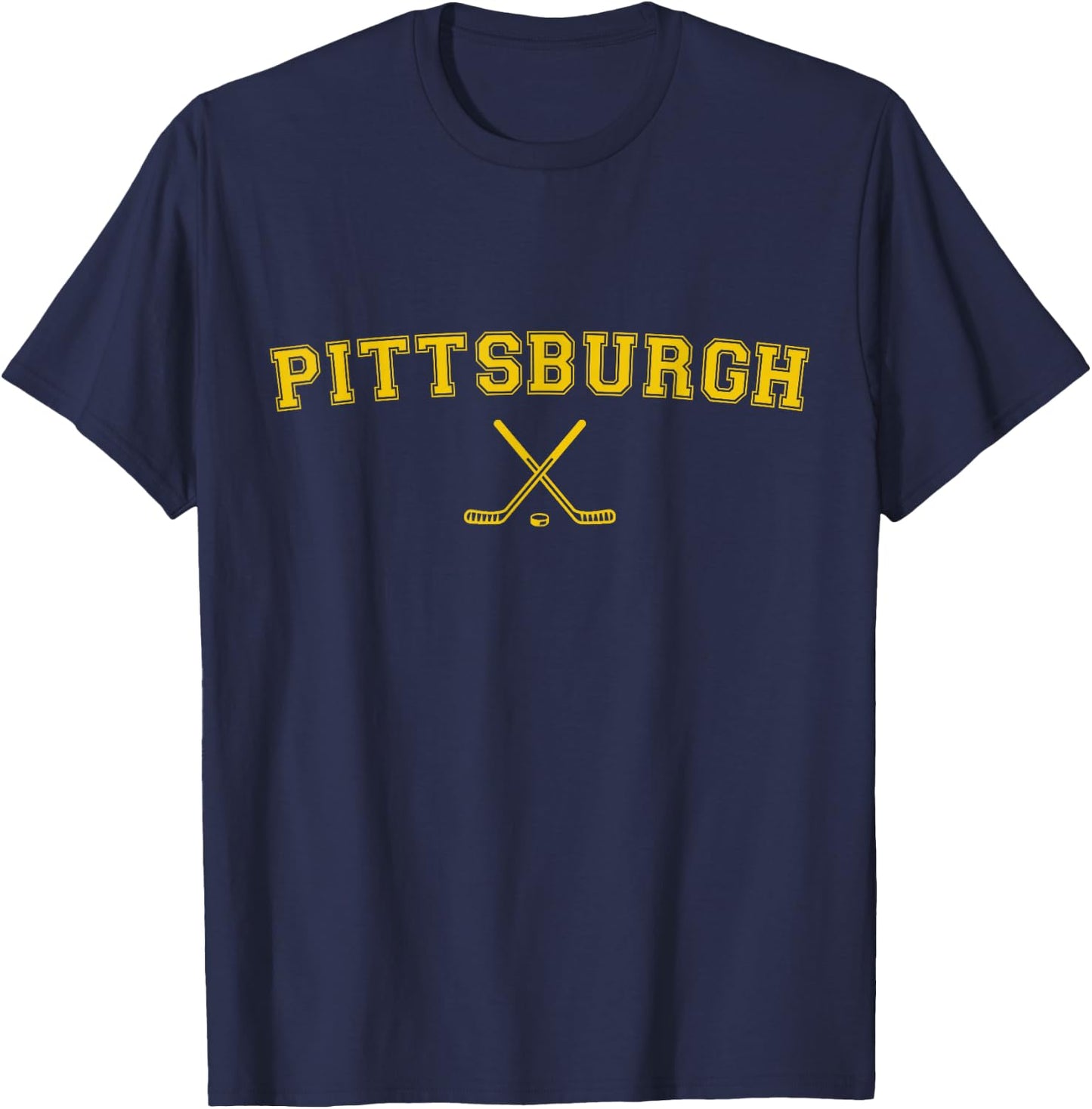 Pittsburgh Pennsylvania Hockey Player Shirt T-Shirt - T-Shirt | Navy
