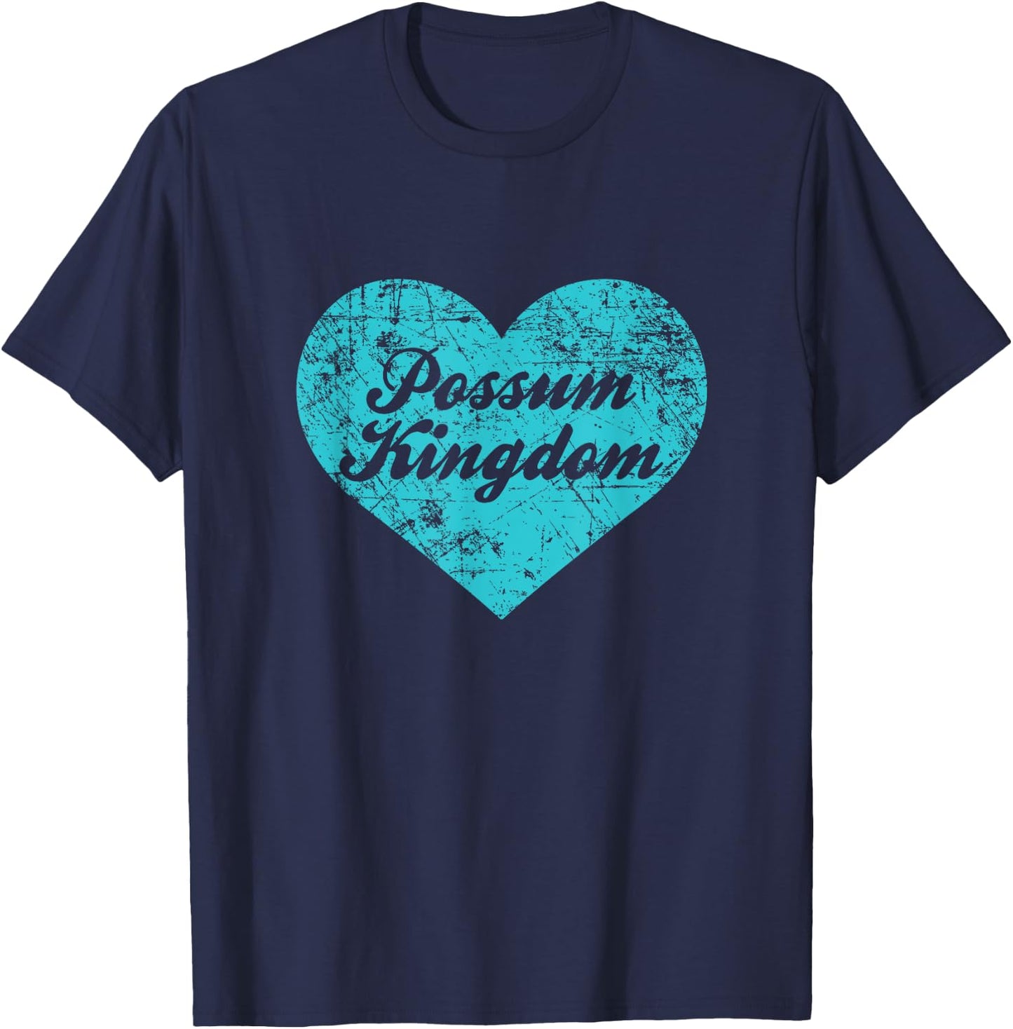 I Love Possum Kingdom Shirt, Texas Camping Gift T-Shirt - T-Shirt | Navy