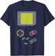 Nintendo Game Boy Screen Buttons Retro Graphic T-Shirt - T-Shirt | Navy