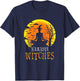 Yoga Funny Namaste Witches Halloween Girls Women Gift T-Shirt - T-Shirt | Navy