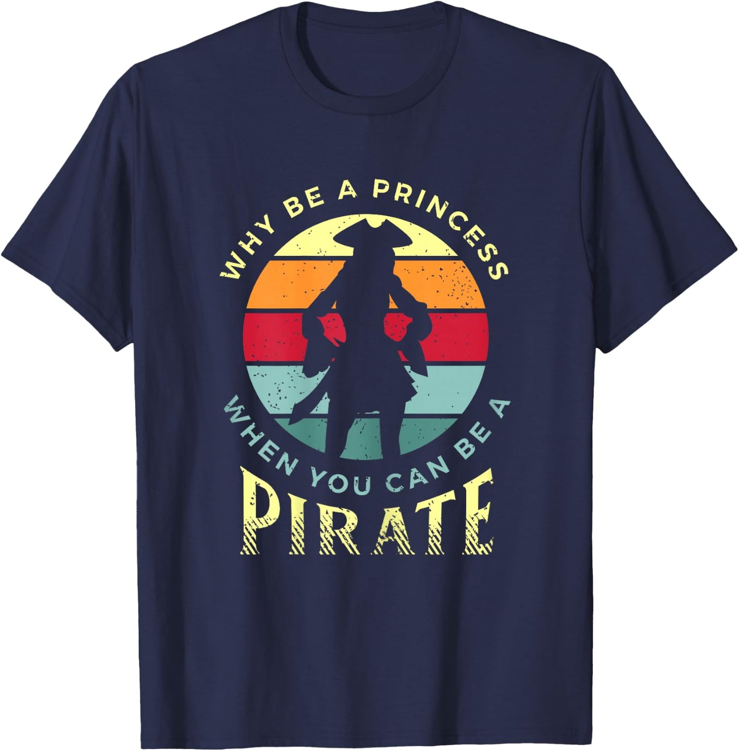 Pirate Freebooter Saying For A Lover Of A Caribbean Pirate T-Shirt - T-Shirt | Navy