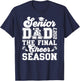 Cheer Senior Dad 2027 Proud Cheerleading Senior Dad 2027 T-Shirt - T-Shirt | Navy