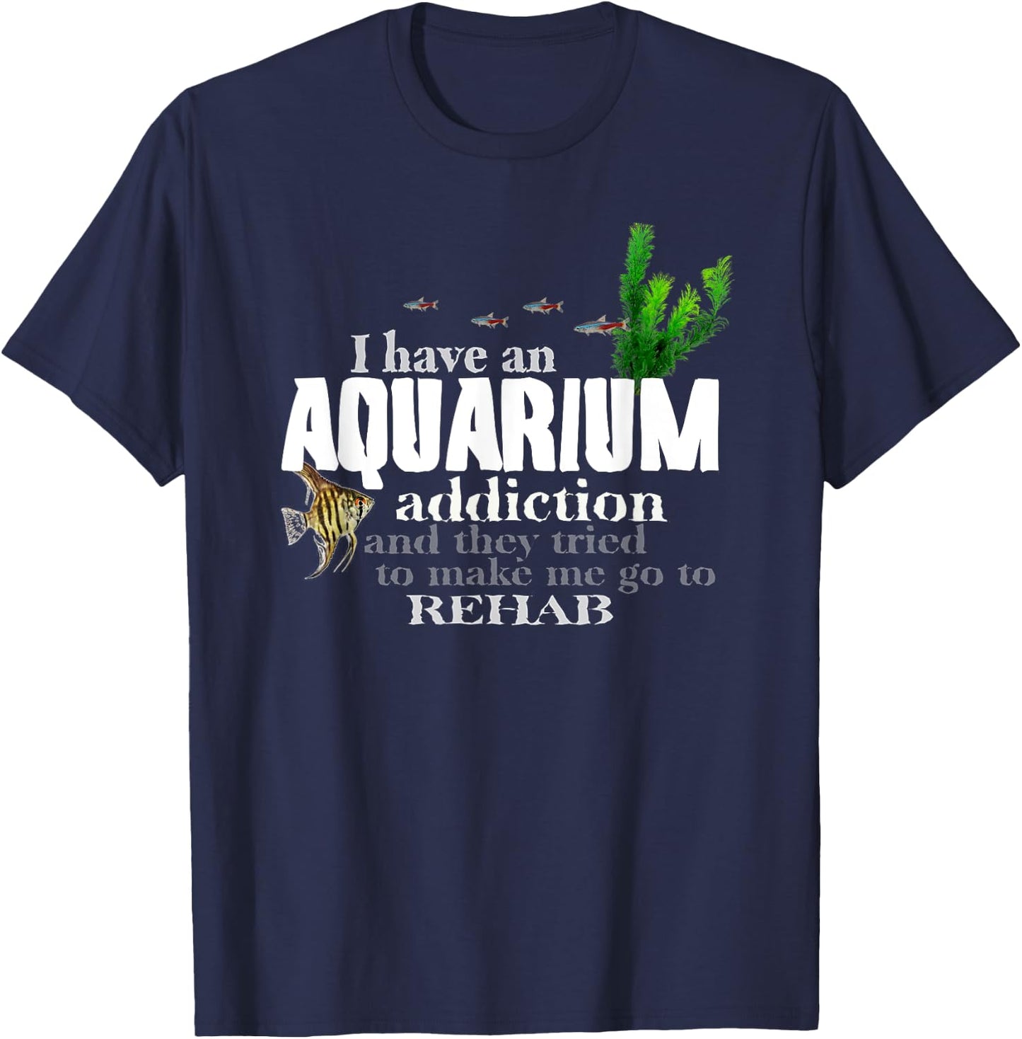 Original Aquarium for real fish tank hobby addicts T-Shirt - T-Shirt | Navy