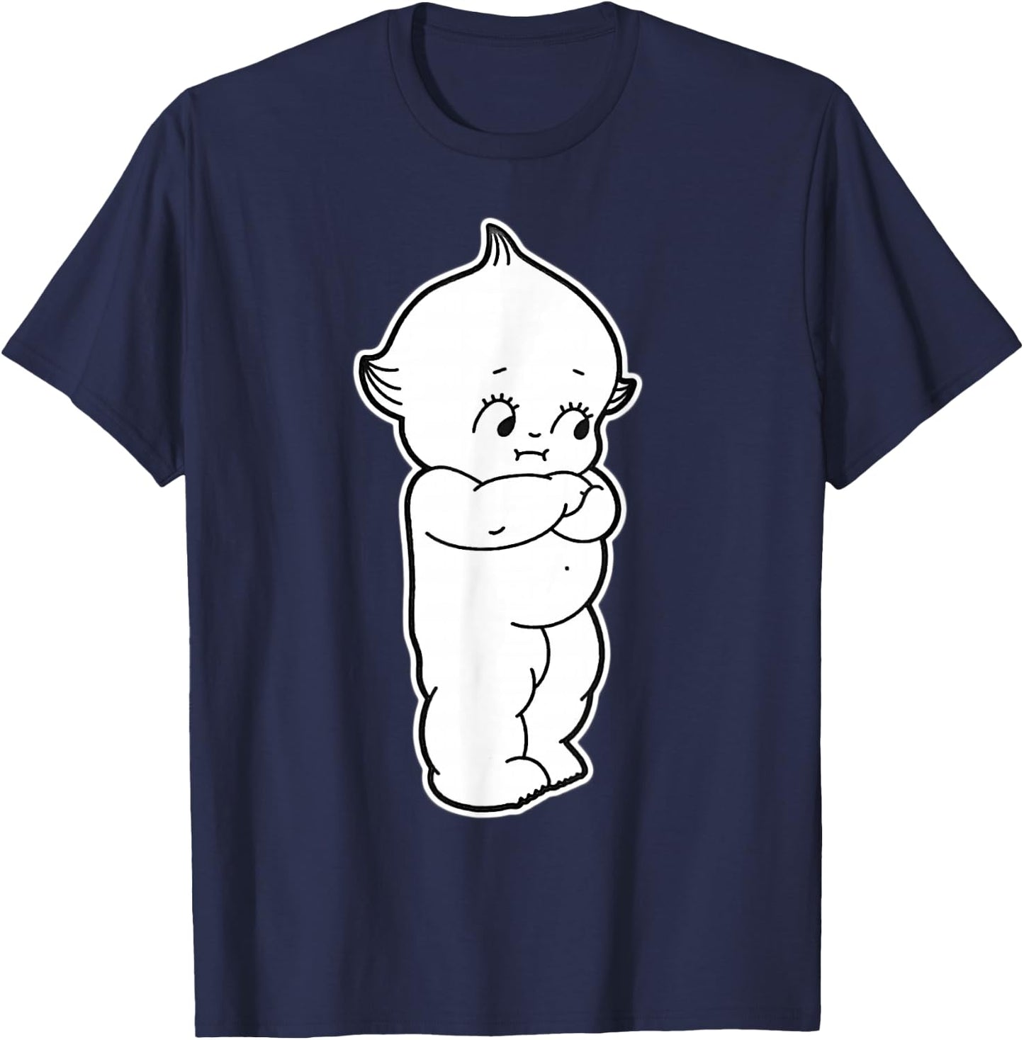 Grumpy Kewpie Baby T-Shirt - T-Shirt | Navy