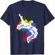 Parkour City Ninja Free Running Jump Leap Vault Athlete Gift T-Shirt - T-Shirt | Navy