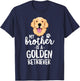 My Brother Is A Golden Retriever Kid Dog Family Pet T-Shirt - T-Shirt | Navy