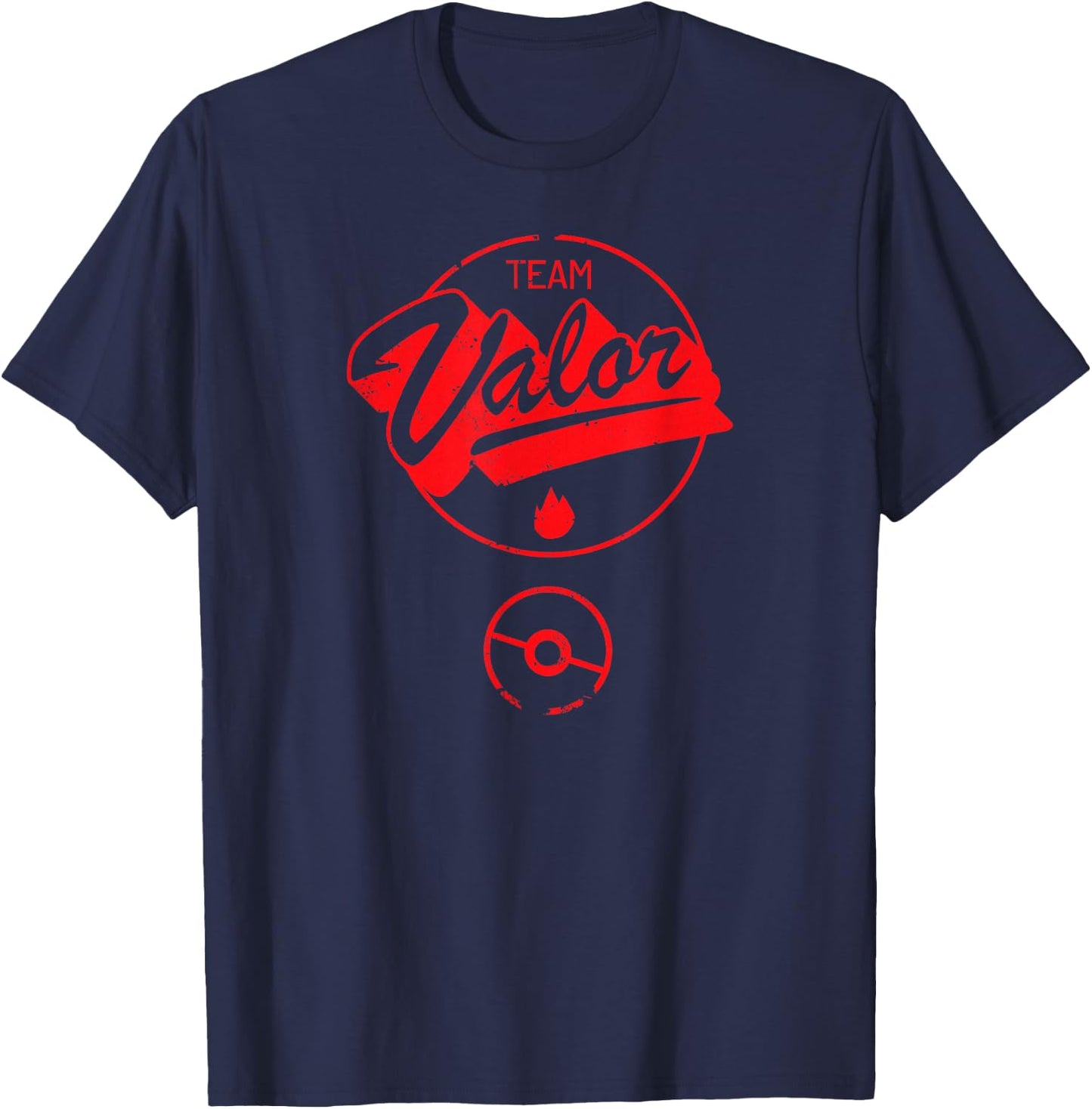 Valor Team - Video Game - Large Slate T-Shirt - T-Shirt | Navy