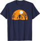 Marvel Deadpool Trick-or-Treat Silhouette Halloween T-Shirt - T-Shirt | Navy