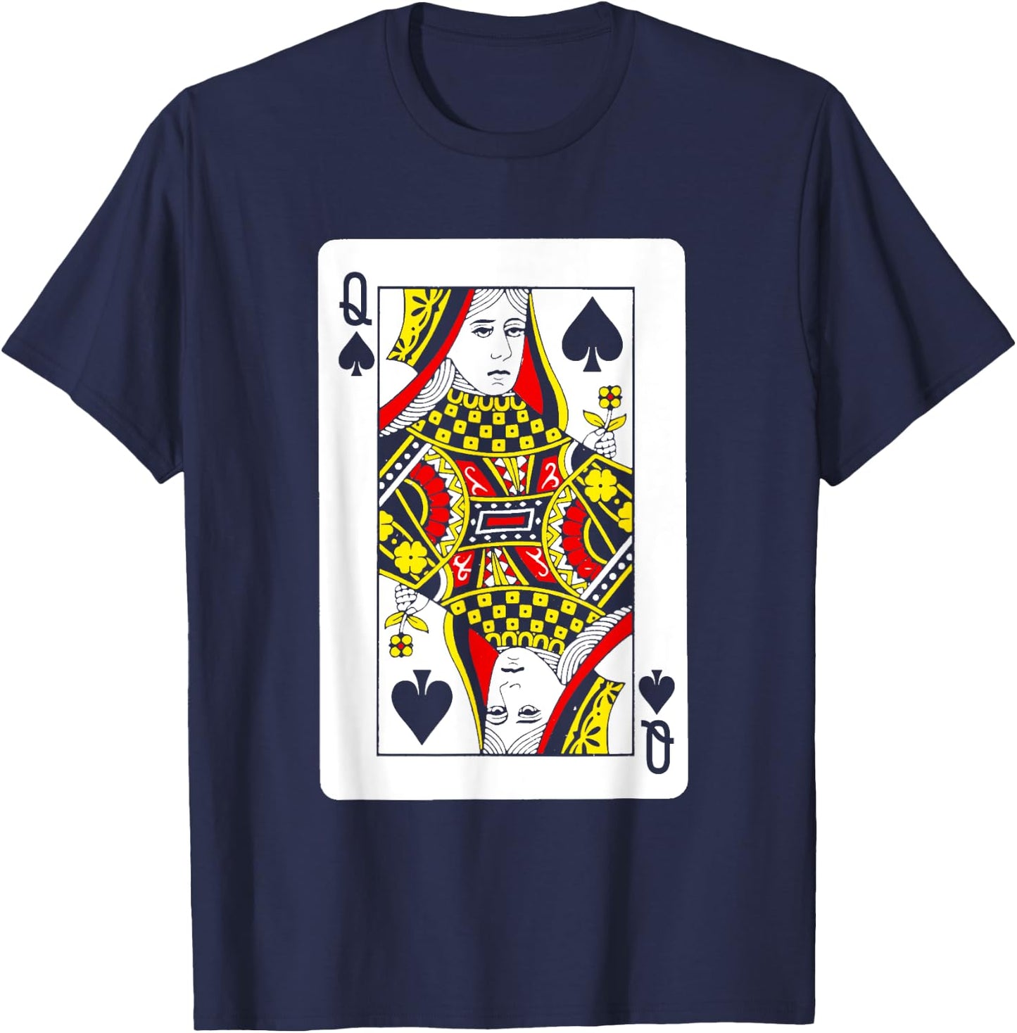 Queen Of Spades Costume T-Shirt - T-Shirt | Navy