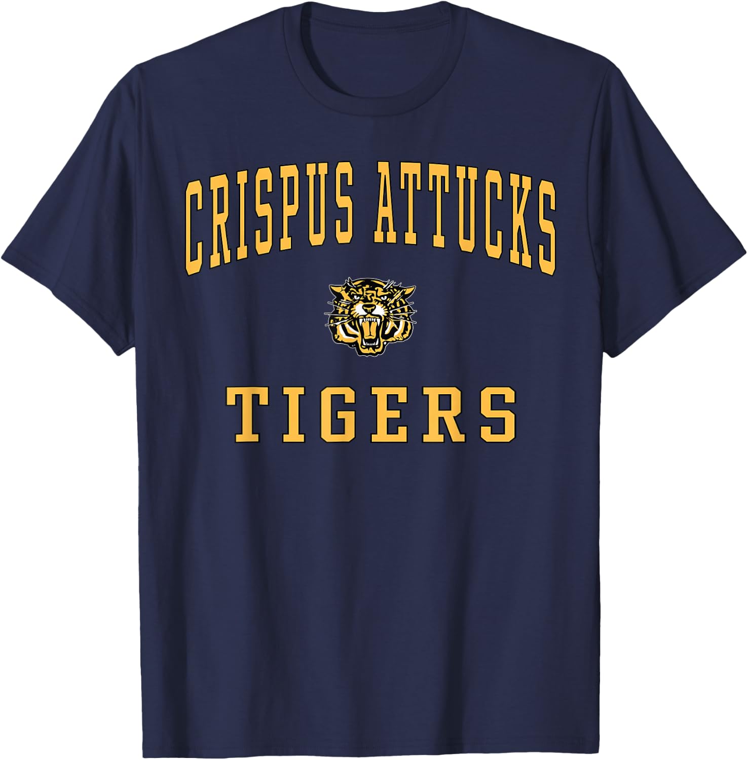 Crispus Attucks High School Tigers T-Shirt - T-Shirt | Navy