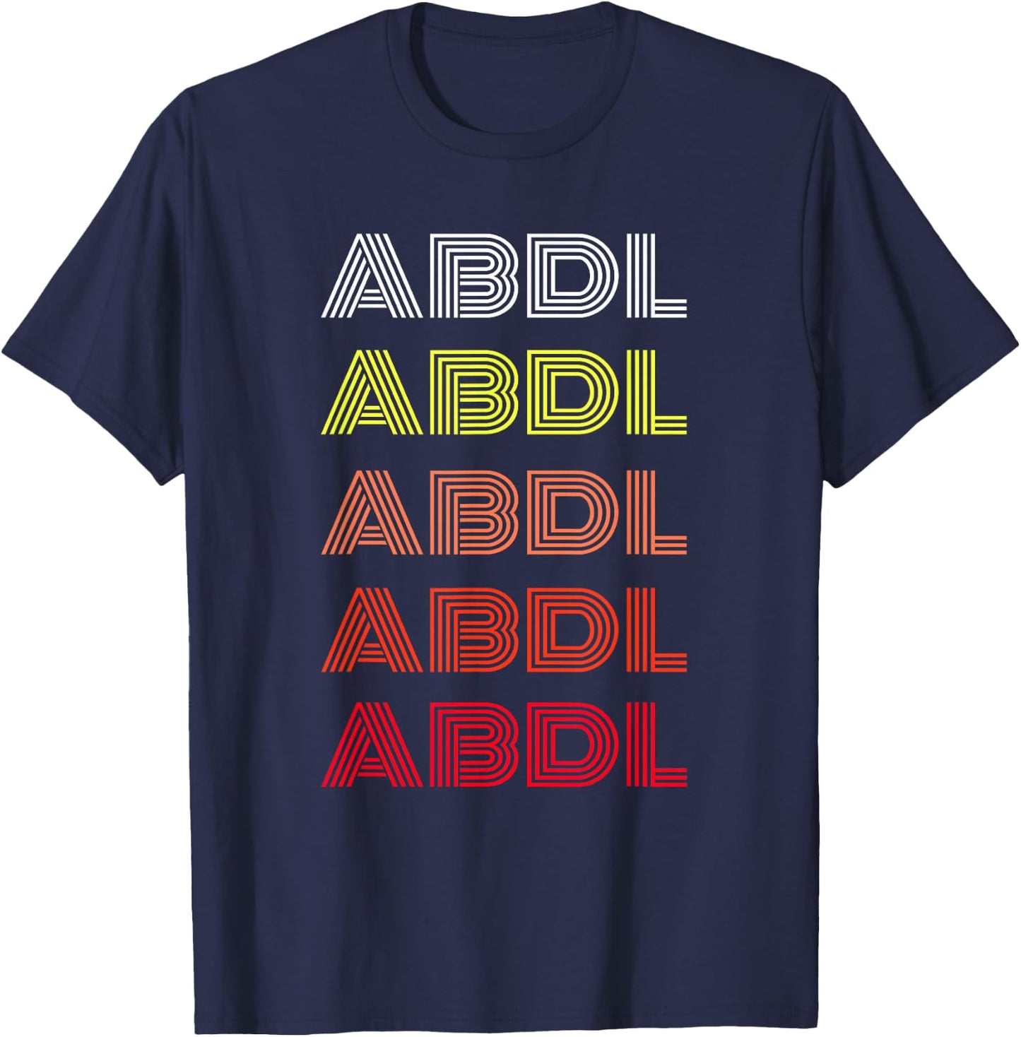 ABDL Age Play Submissive Roleplay Adult Baby Age Regression T-Shirt - T-Shirt | Navy