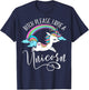 Bitch Please, I Ride a Unicorn - Rude Unicorn Adult Shirt T-Shirt - T-Shirt | Navy