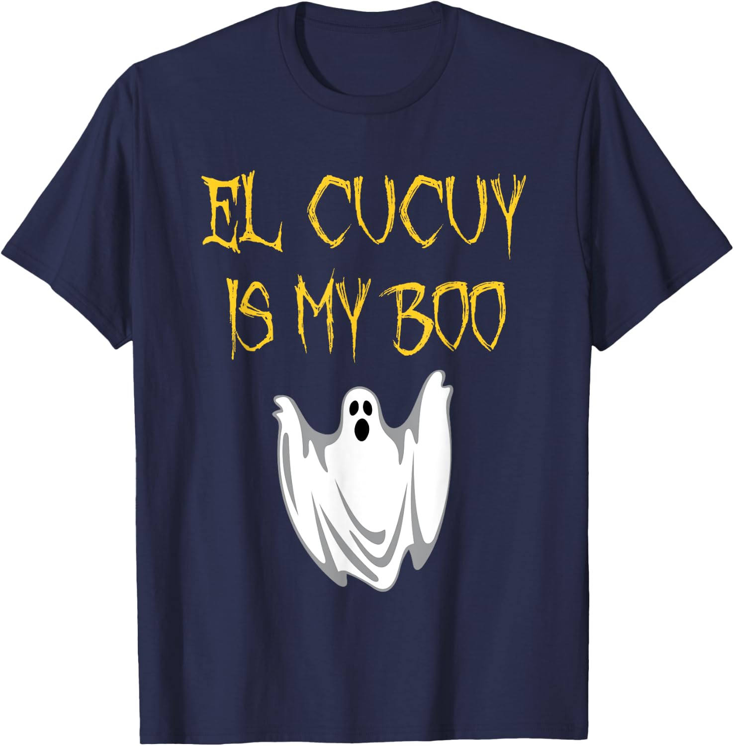 El Cucuy Is My Boo Halloween Monster T-Shirt - T-Shirt | Navy