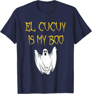 El Cucuy Is My Boo Halloween Monster T-Shirt - T-Shirt | Navy