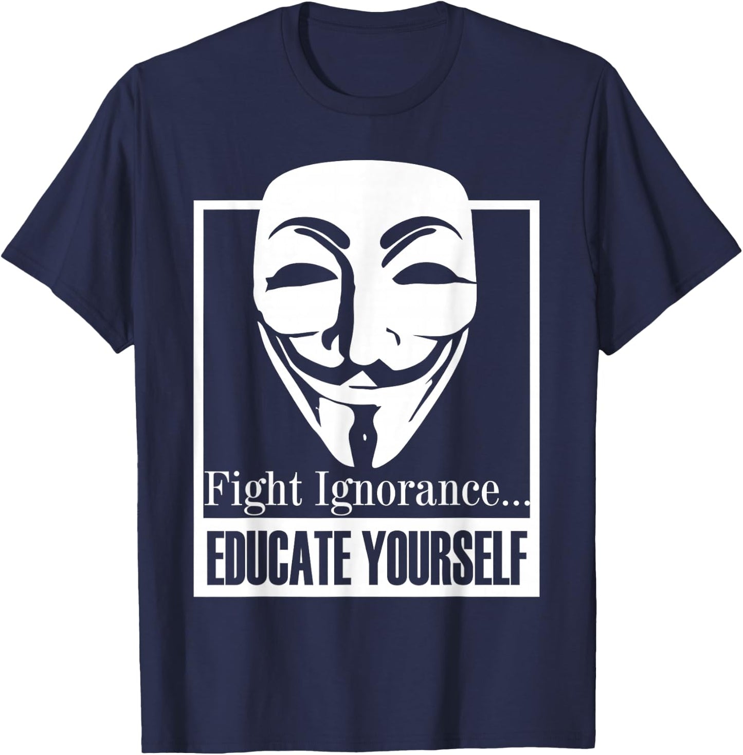 We Are Anonymous Shirt Gifts Hacker Coding Shirt Programmer T-Shirt - T-Shirt | Navy