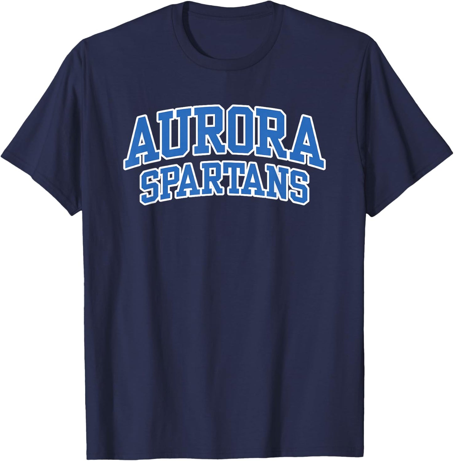 Aurora University Spartans Apparel Sports Fan T-Shirt - T-Shirt | Navy