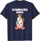 Dominoes - Funny Dominoes King T-Shirt - T-Shirt | Navy