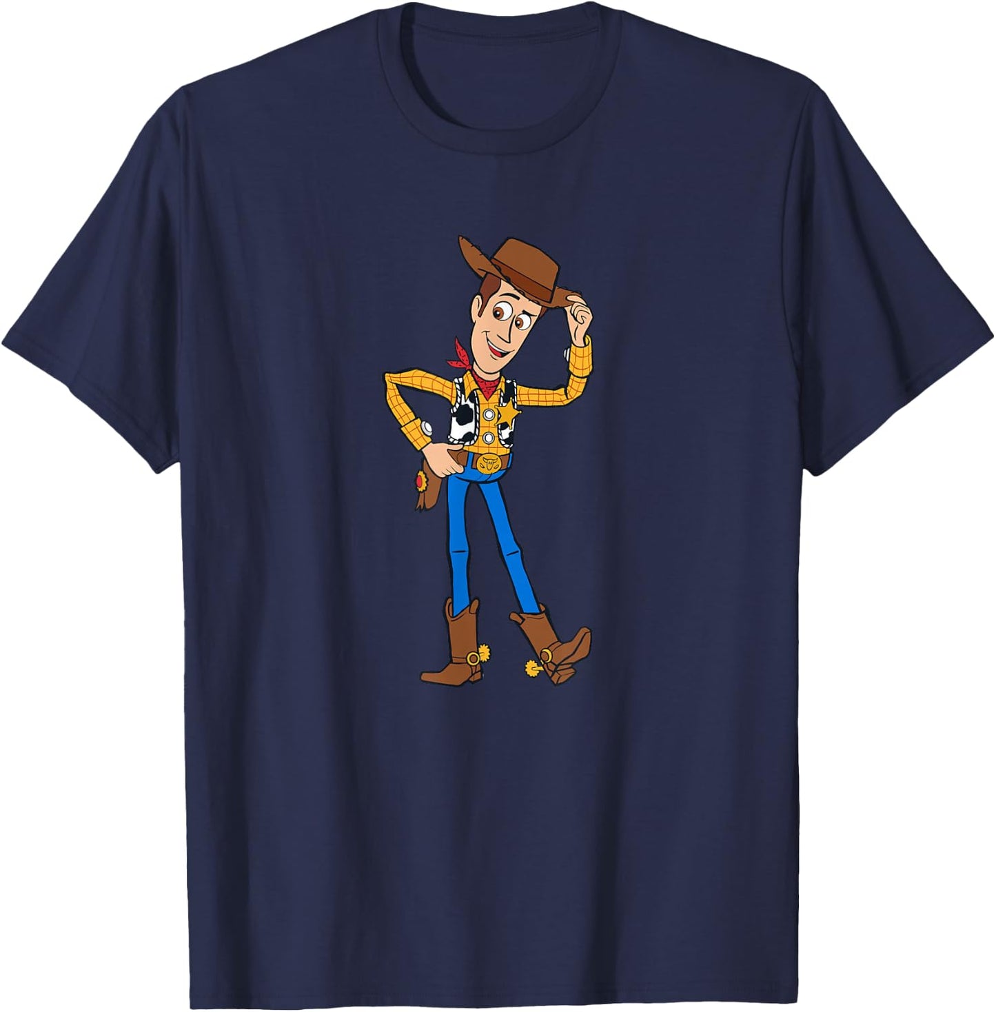 Disney Pixar Toy Story 4 Hello Woody Cowboy T-Shirt - T-Shirt | Navy