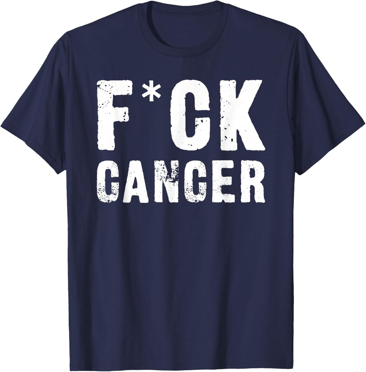 Fck Cancer T-Shirt - T-Shirt | Navy
