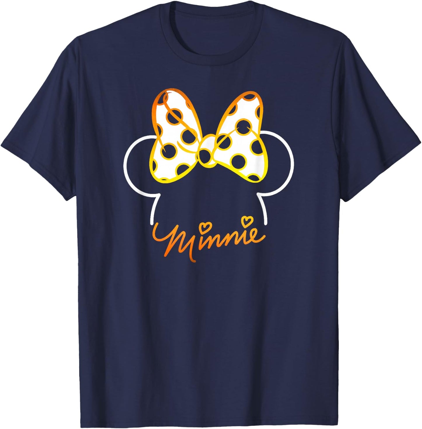 Minnie Mouse - Gradient Polka Dot Bow T-Shirt - T-Shirt | Navy