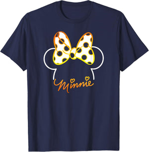 Minnie Mouse - Gradient Polka Dot Bow T-Shirt - T-Shirt | Navy