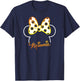 Minnie Mouse - Gradient Polka Dot Bow T-Shirt - T-Shirt | Navy