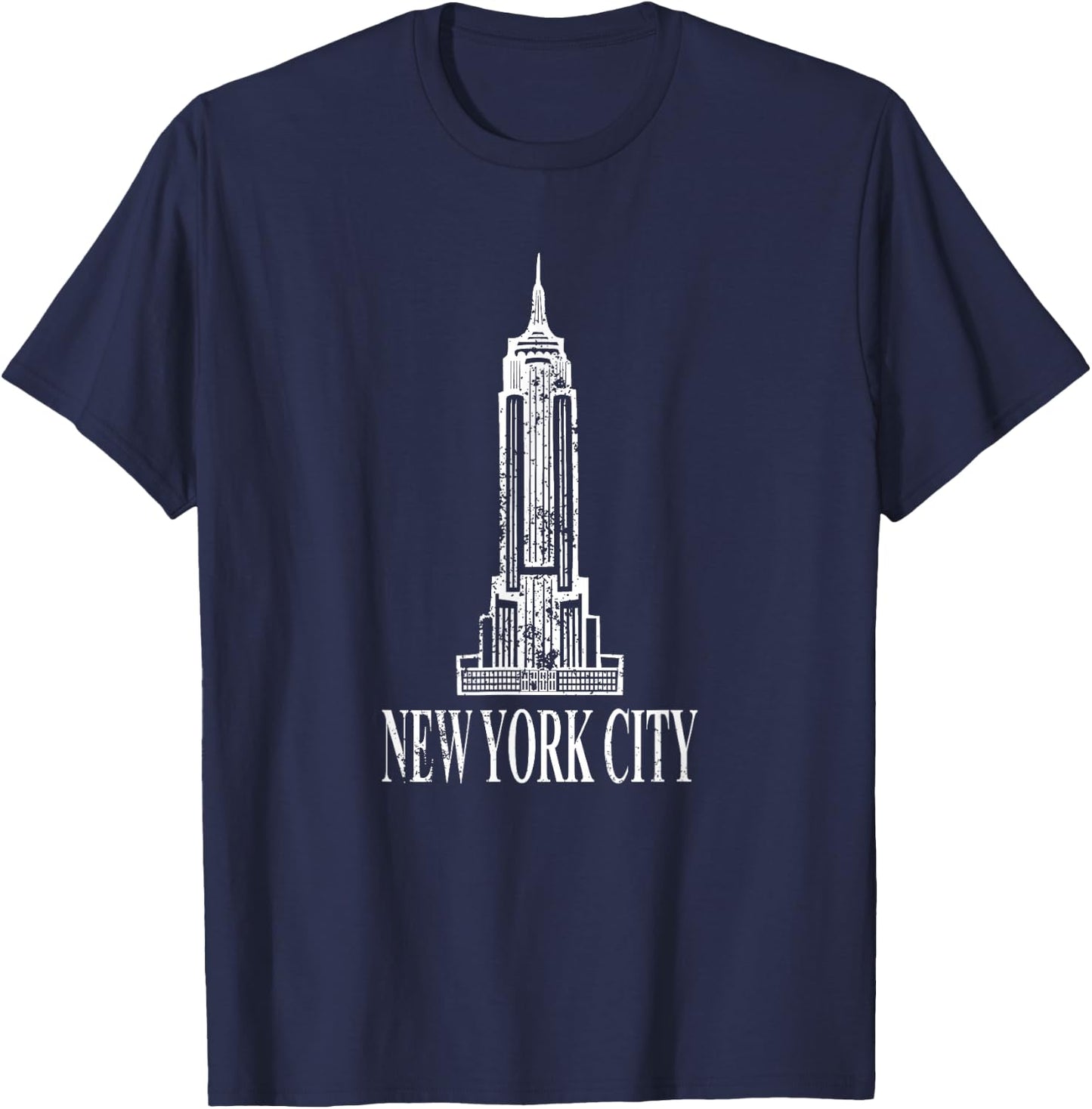 New York Empire State Building Classic T-Shirt - T-Shirt | Navy